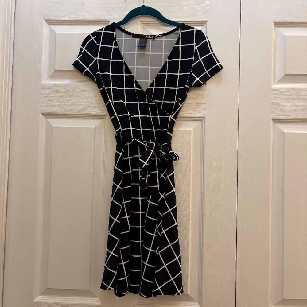 Blue Wrap Dress